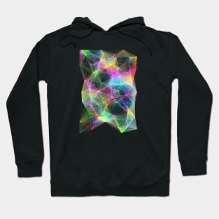 Multicolored abstract shape. Hoodie